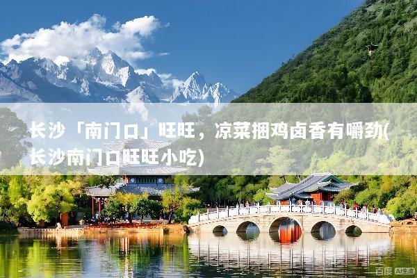 长沙「南门口」旺旺，凉菜捆鸡卤香有嚼劲(长沙南门口旺旺小吃)