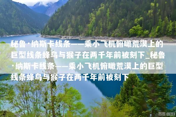秘鲁·纳斯卡线条——乘小飞机俯瞰荒漠上的巨型线条蜂鸟与猴子在两千年前被刻下_秘鲁·纳斯卡线条——乘小飞机俯瞰荒漠上的巨型线条蜂鸟与猴子在两千年前被刻下