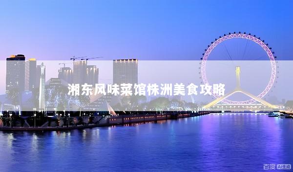湘东风味菜馆株洲美食攻略